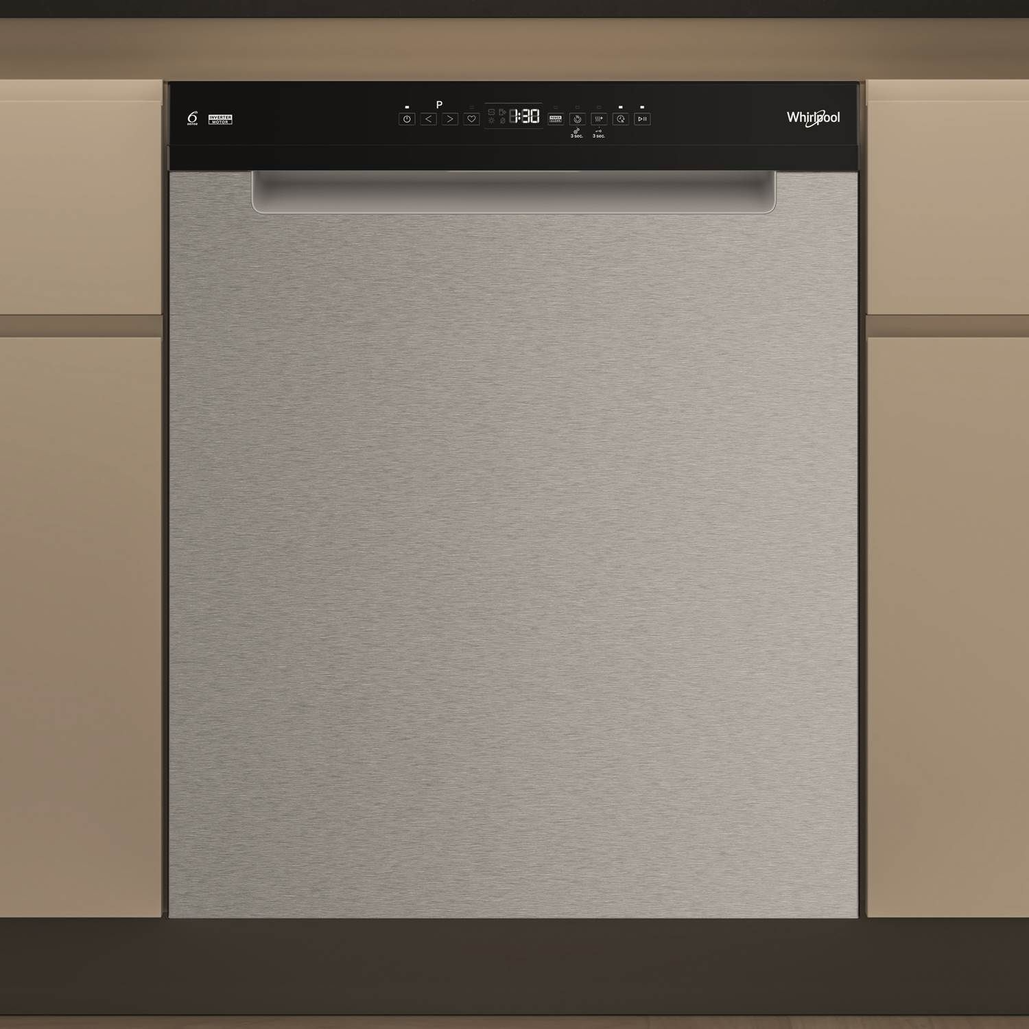 8003437640193 Whirlpool W7U HP43 X - Opvaskemaskiner til indbygning Hvidevarer,Opvaskemaskine,Opvaskemaskiner til indbygning 2190012400 W7U HP43 X