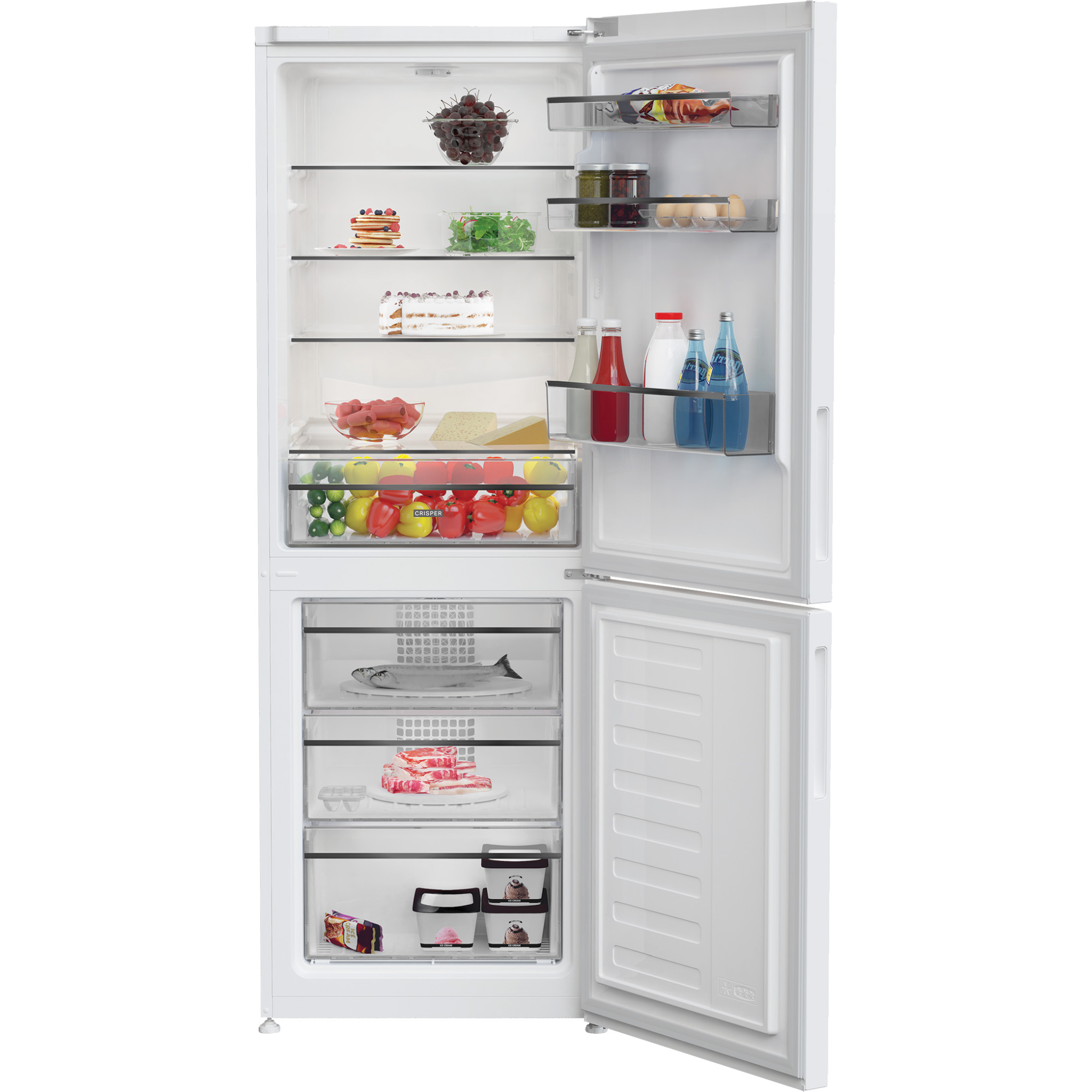 8003437904974 Whirlpool WHKS 1341 W4E fritstående kølefryseskab Hvidevarer,Kølefryseskabe,Fritstående kølefryseskabe 2190014832 WHKS 1341 W4E