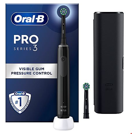 8006540759912 Oral-B Pro Series 3 sort, inkl. rejseetui - El-tandbørste Personlig pleje,Tandpleje,El-tandbørster 2190005726 Pro 3 Black