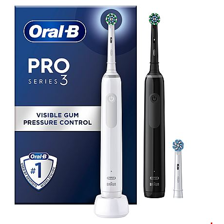 8006540760765 Oral-B Pro Series 3 Duo, sort og hvid - El-tandbørste Personlig pleje,Tandpleje,El-tandbørster 2190005725 Pro 3 Duo