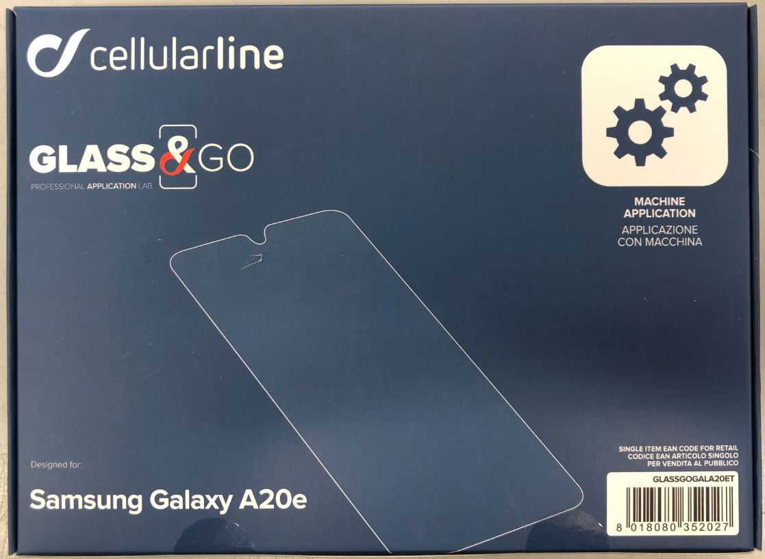 8018080352034 Cellularline Glass & Go - Galaxy A20 5 stk. - Skærmbeskyttel Telefon & GPS,Tilbehør mobiltelefoner,Skærmbeskyttelse til mobiltelefoner 17300001010 102849