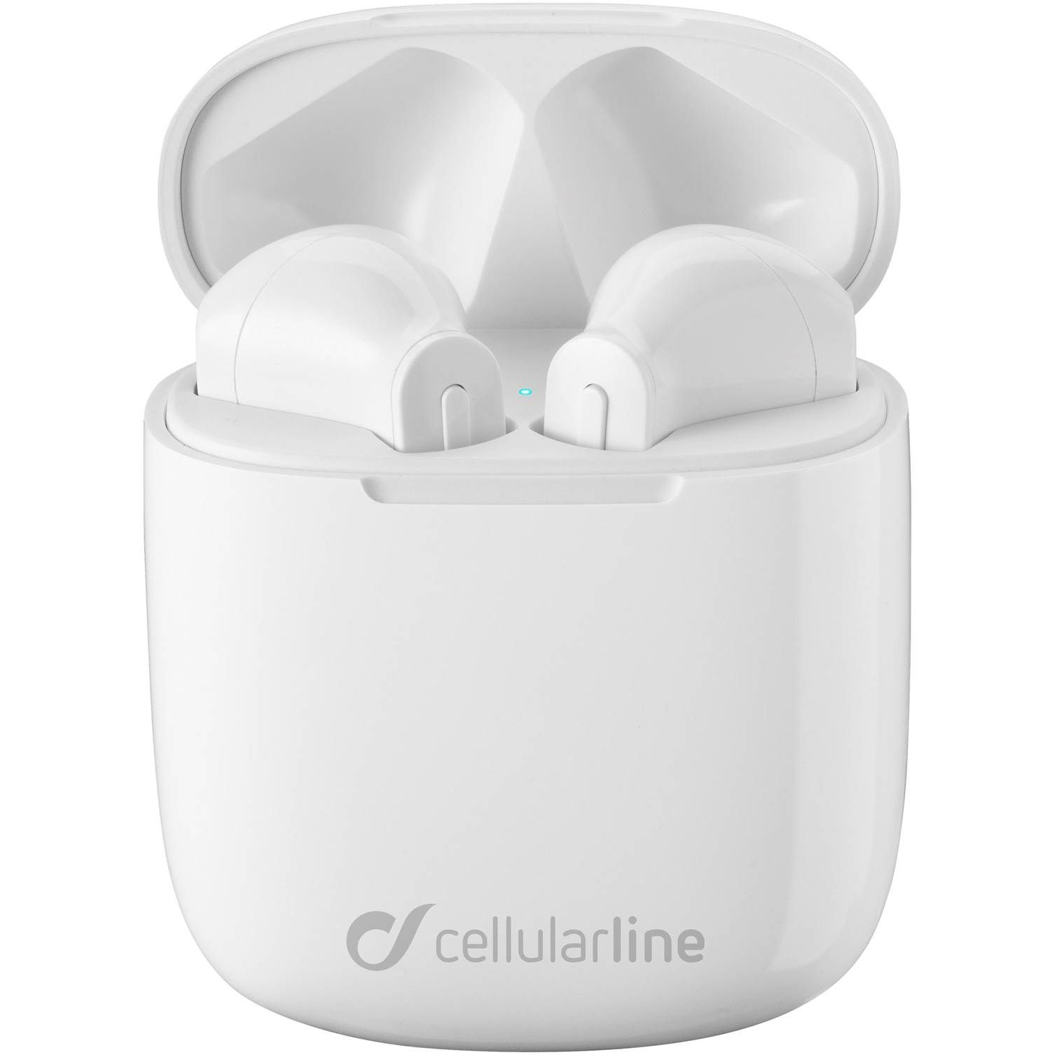8018080359125 Cellularline True-Wireless Aries, hvid - Trådløse In-Ear øre TV & HIFI,Hovedtelefoner,In-ear hovedtelefoner 2190003184 BTARIESTWSW