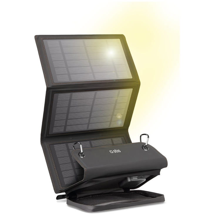 8018417452352 SBS Transportabel oplader med solceller, 10W Hus & Have,Smart Home,Diverse 22900003340 TESOLARCHG10W