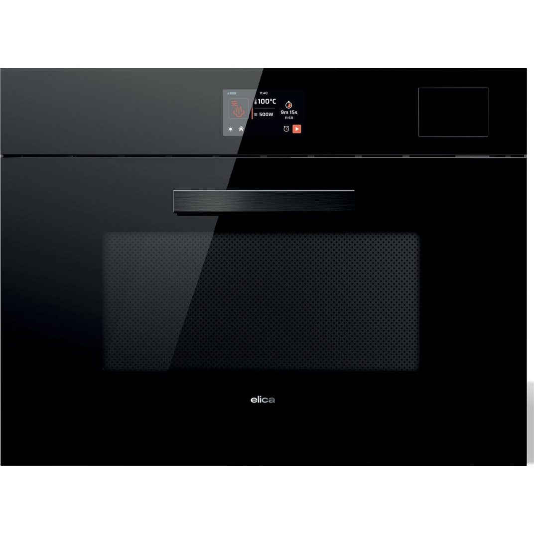 8020283058262 Elica 6040 Virtus Combi Steam MW 645 TFT BL kombiovn Hvidevarer,Ovne,Kombiovne 6800009530 Virtus Combi Steam MW 645 TFT