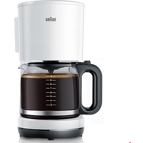 8021098320100 Braun KF1100WH - Kaffemaskine Husholdning,Kaffe,Kaffemaskiner 2190004647 KF1100WH