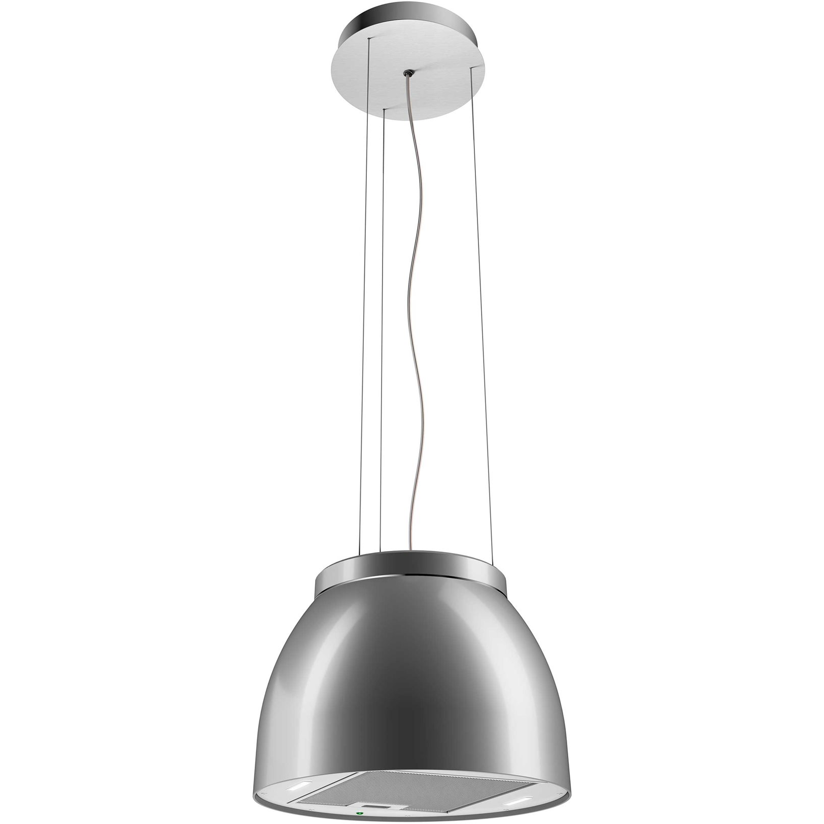 Eico Luna Aluminum - Link-2 - Frithængende wirehængt emhætte