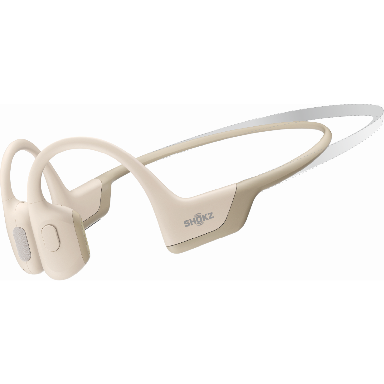 810092674207 SHOKZ OpenRun Pro Mini Beige - Bone Conduction open-ear head TV & HIFI,Hovedtelefoner,In-ear hovedtelefoner 15800000860 S811-MN-BG