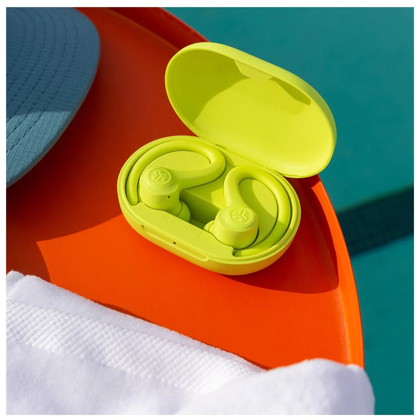 JLAB Go Air Sport True Wireless Headphones, Neon Yellow - I