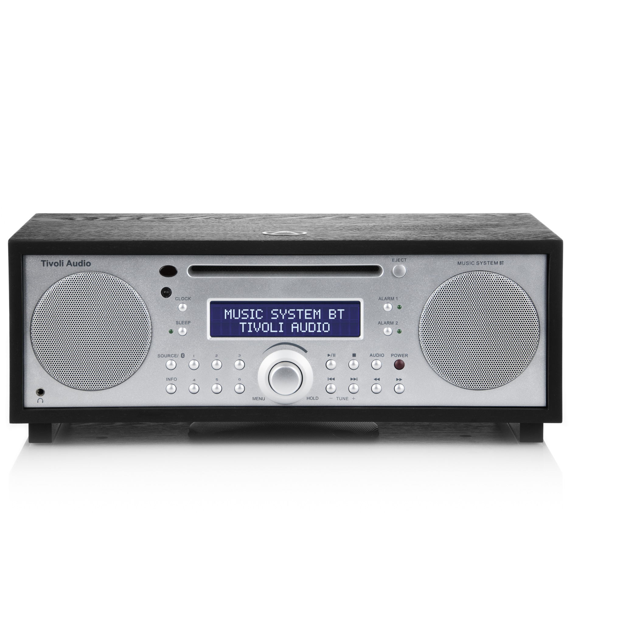 815097014591 Tivoli Audio Music System BT Black Ash/Silver - CD/FM/AM/AUX TV & HIFI,Lyd,Radioer 15400001020 MSYBT-1459-EU