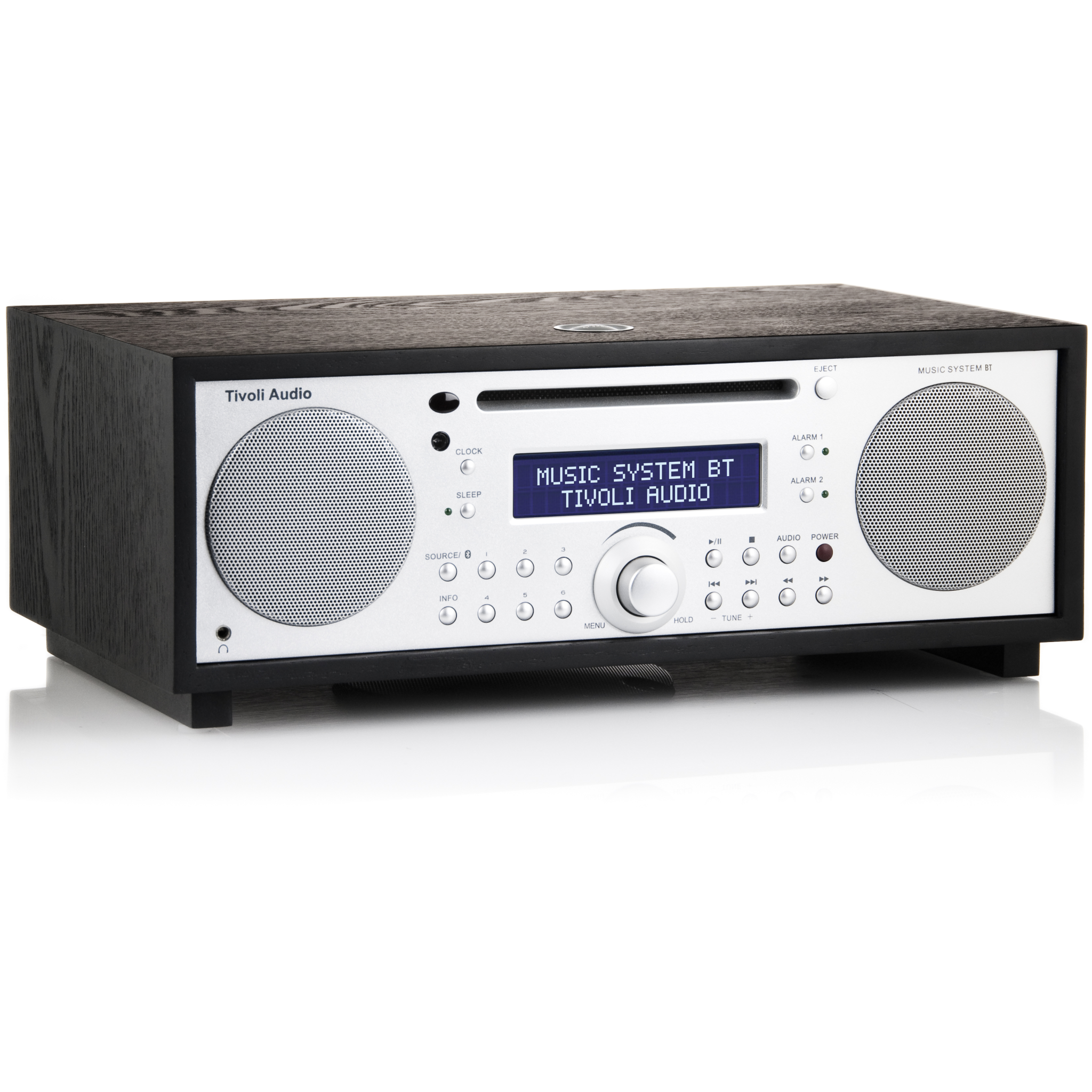 815097014591 Tivoli Audio Music System BT Black Ash/Silver - CD/FM/AM/AUX TV & HIFI,Lyd,Radioer 15400001020 MSYBT-1459-EU