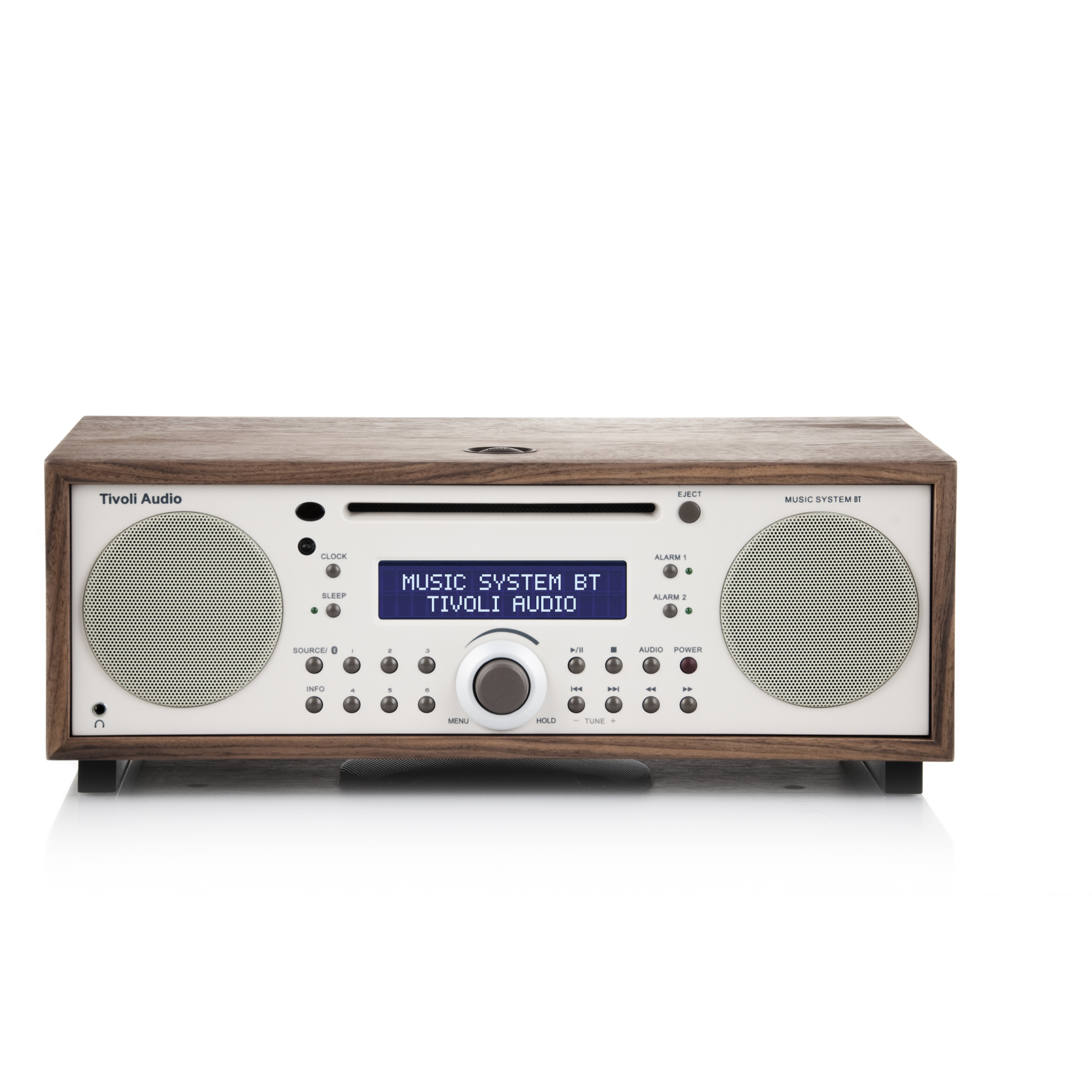 815097014607 Tivoli Audio Music System BT Walnut/Beige - CD/FM/AM/AUX/Blu TV & HIFI,Lyd,Radioer 15400001030 MSYBT-1460-EU