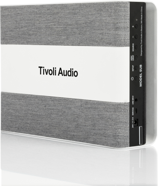 815097018100 Tivoli Audio Model Sub - White/Grey – EU - Subwoofer med Wi- TV & HIFI,Højttalere,Subwoofere 15400000380 ARTSUBWHT