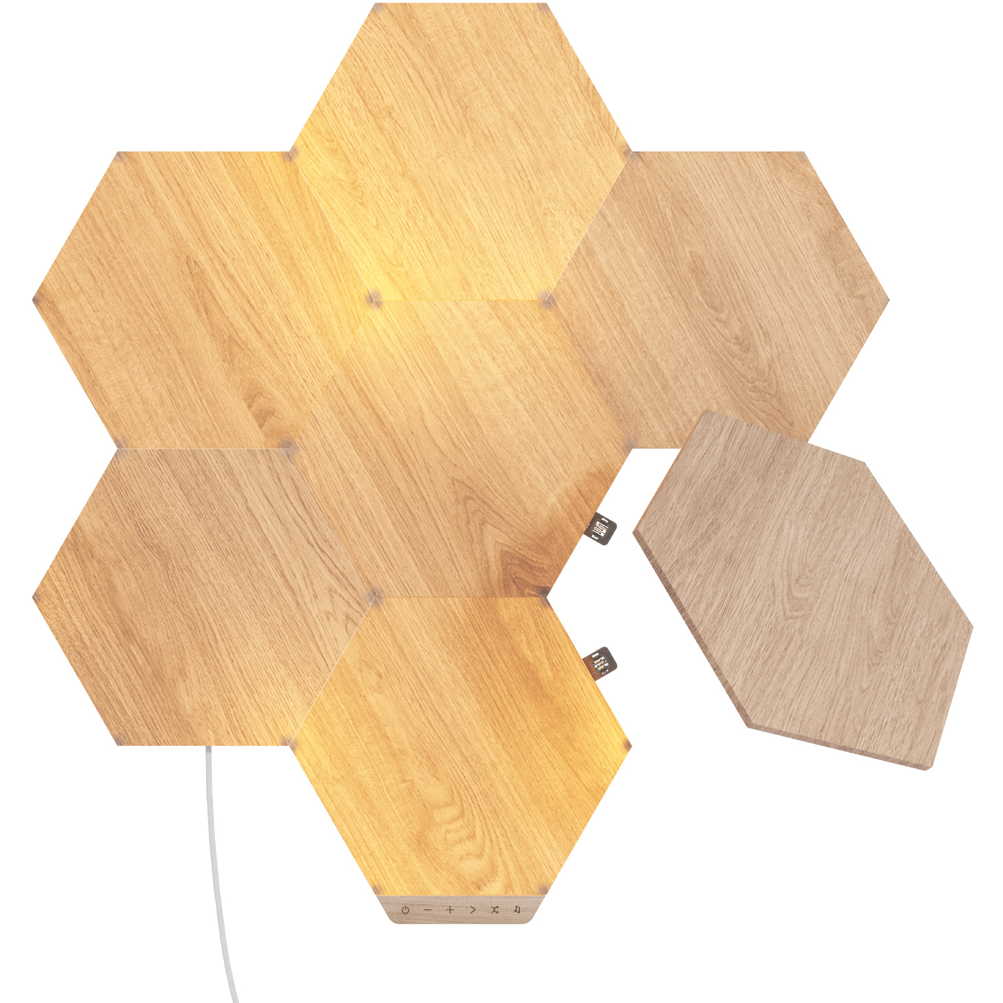 840102701678 Nanoleaf Elements Hexagons Starter Kit 7PK Hus & Have,Smart Home,Smart belysning 15600002880 NL52-K-7002HB-7PK