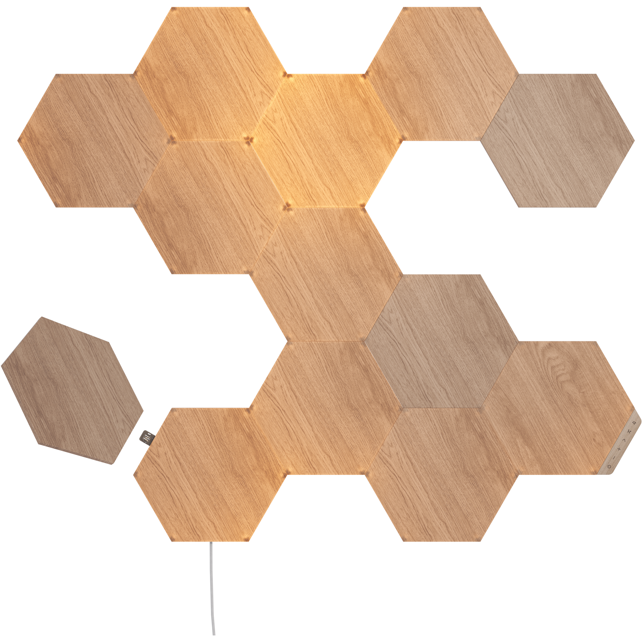 840102703924 Nanoleaf Elements Hexagons Starter Kit 13PK Hus & Have,Smart Home,Smart belysning 15600002870 NL52-K-3002HB-13PK