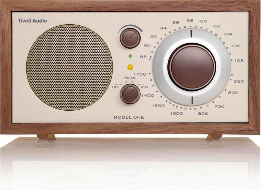 850003501772 Tivoli Audio Model One, walnut/beige - FM/AM Radio TV & HIFI,Lyd,Radioer 15400000670 M1-0177-ROW