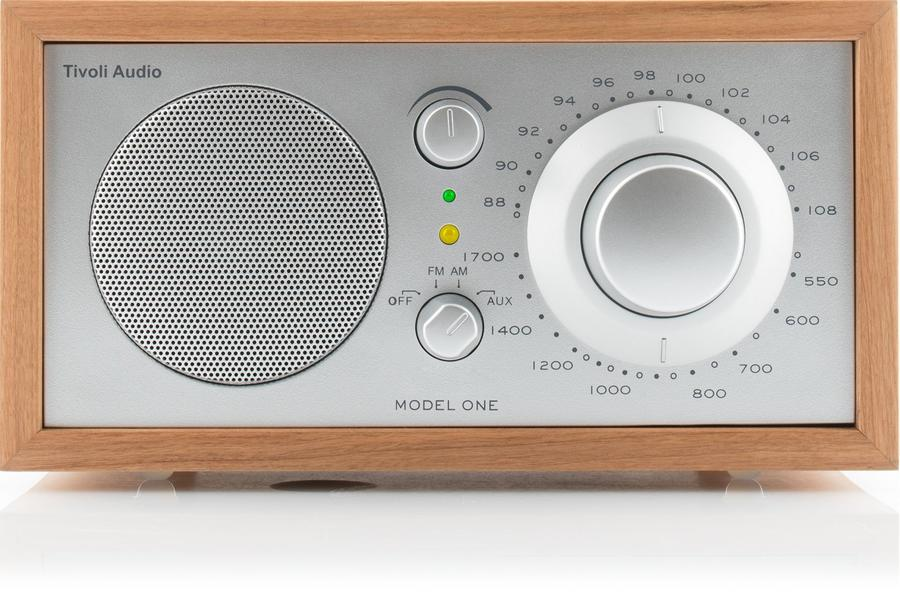 850003501796 Tivoli Audio Model One, cherry/silver - FM/AM Radio TV & HIFI,Lyd,Radioer 15400000690 M1-0179-ROW