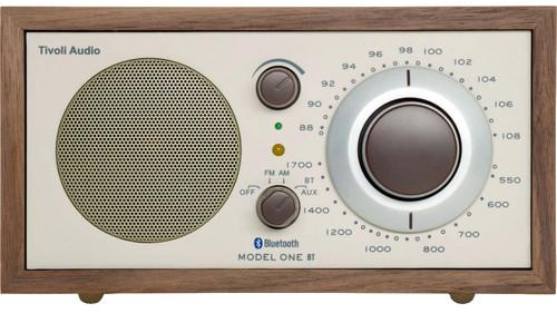 850003501826 Tivoli Audio Model One BT, walnut/beige - FM/AM Radio med bl TV & HIFI,Lyd,Radioer 15400000720 M1BT-0182-ROW