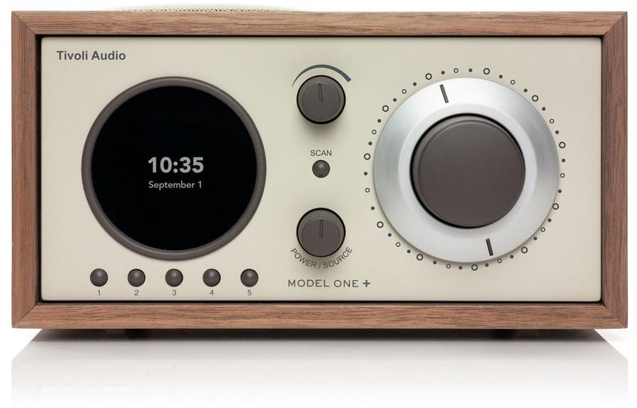 850003501949 Tivoli Audio Model One+, walnut/beige - DAB+/FM Radio med bl TV & HIFI,Lyd,DAB radioer 15400000760 M1P-0194-UNL