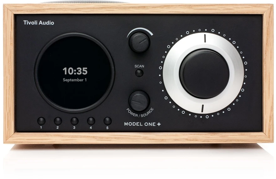 850003501956 Tivoli Audio Model One+, oak/black - DAB+/FM Radio med bluet TV & HIFI,Lyd,DAB radioer 15400000770 M1P-0195-UNL