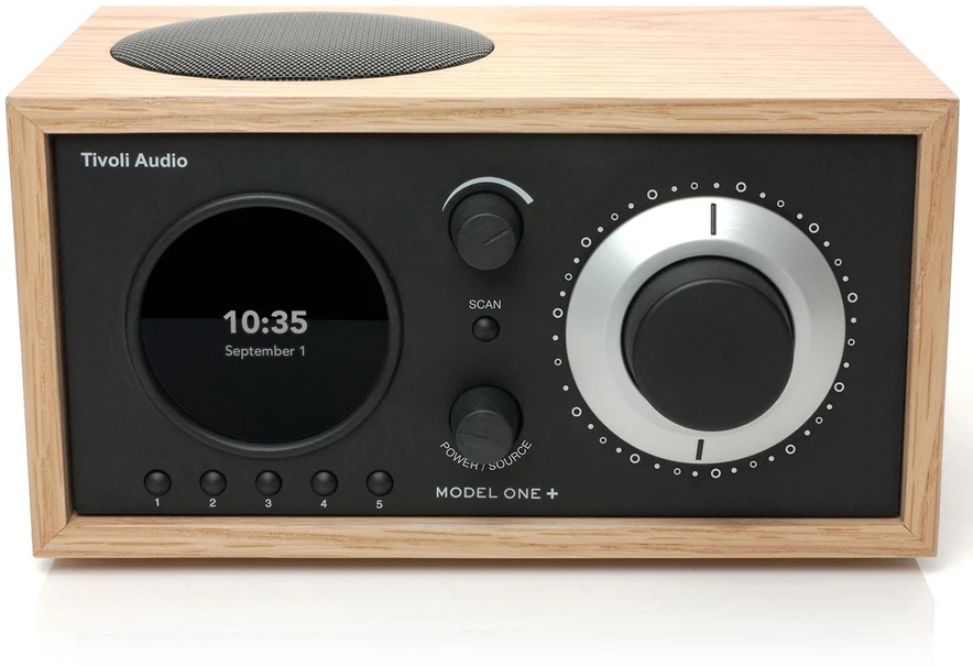 850003501956 Tivoli Audio Model One+, oak/black - DAB+/FM Radio med bluet TV & HIFI,Lyd,DAB radioer 15400000770 M1P-0195-UNL