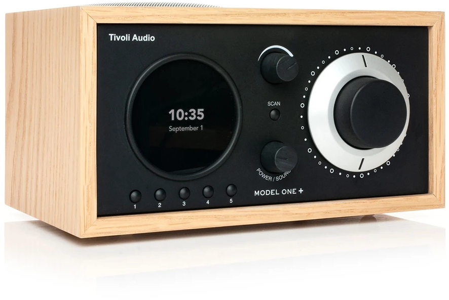 850003501956 Tivoli Audio Model One+, oak/black - DAB+/FM Radio med bluet TV & HIFI,Lyd,DAB radioer 15400000770 M1P-0195-UNL