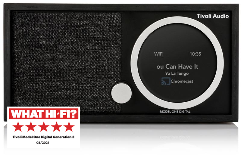 850013894383 Tivoli Audio Model One Digital+ Gen2, black/black - DAB+/FM TV & HIFI,Lyd,DAB radioer 15400000840 M1DP2-9438-ROW