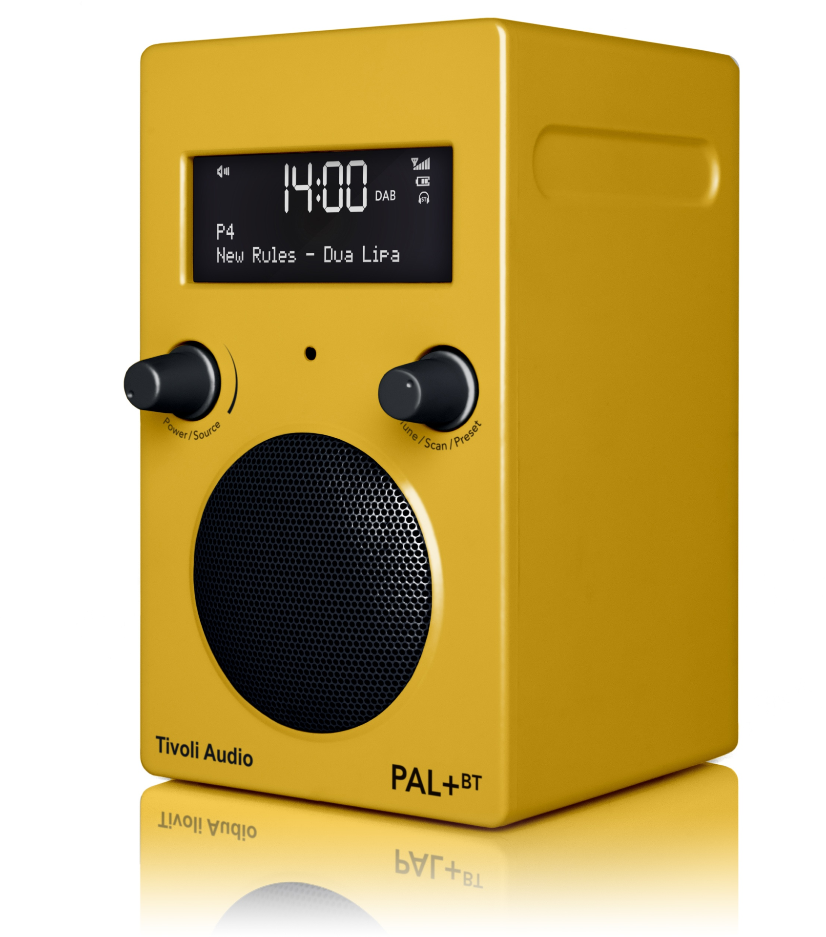 850013894857 Tivoli Audio Classic PAL+BT, yellow - DAB+/FM Radio med blue TV & HIFI,Lyd,DAB radioer 15400001000 PPBT-9485-UNL