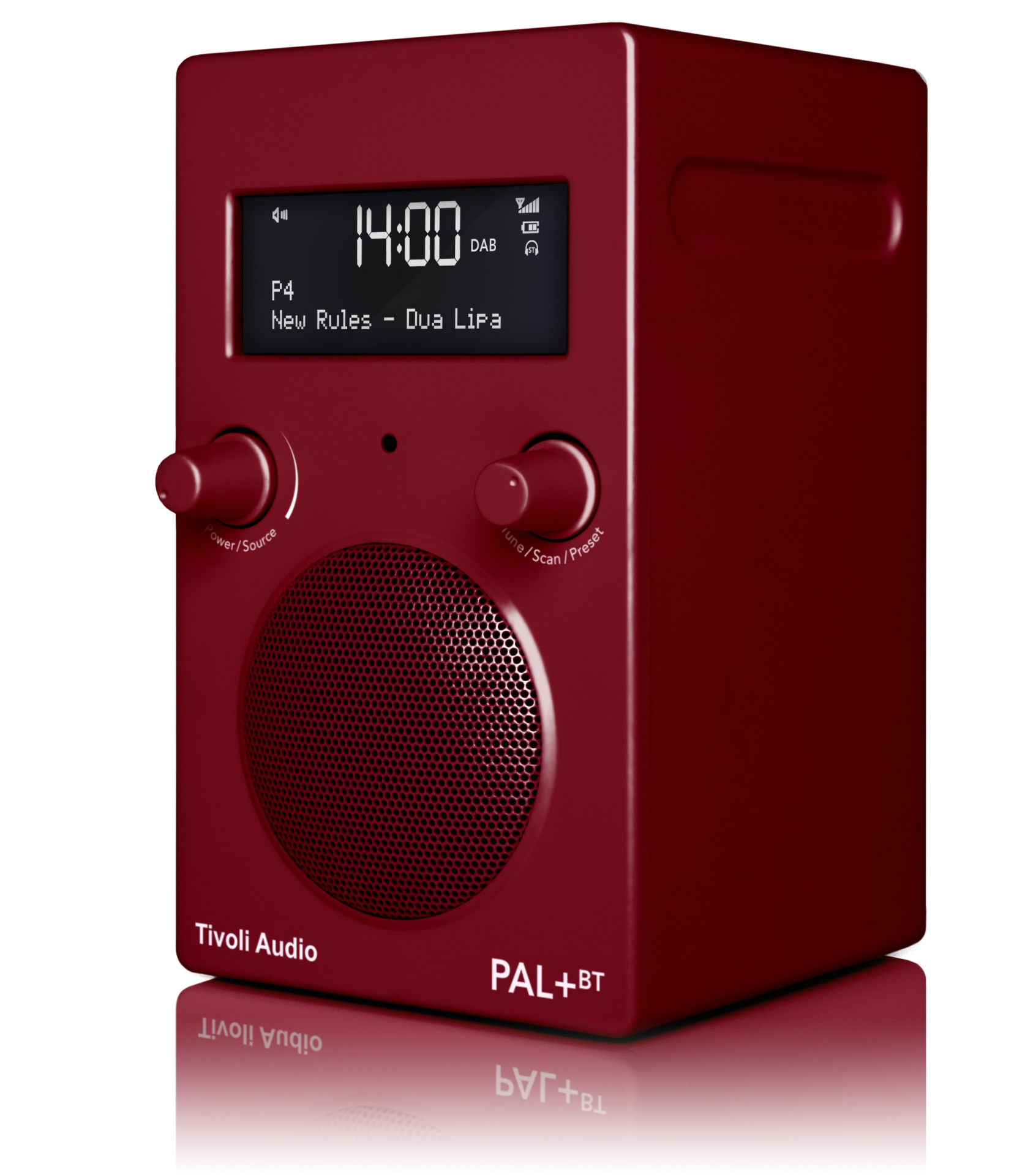 850022506031 Tivoli Audio Classic PAL+BT, red - DAB+/FM Radio med bluetoo TV & HIFI,Lyd,DAB radioer 15400000950 PPBT-0603-UNL