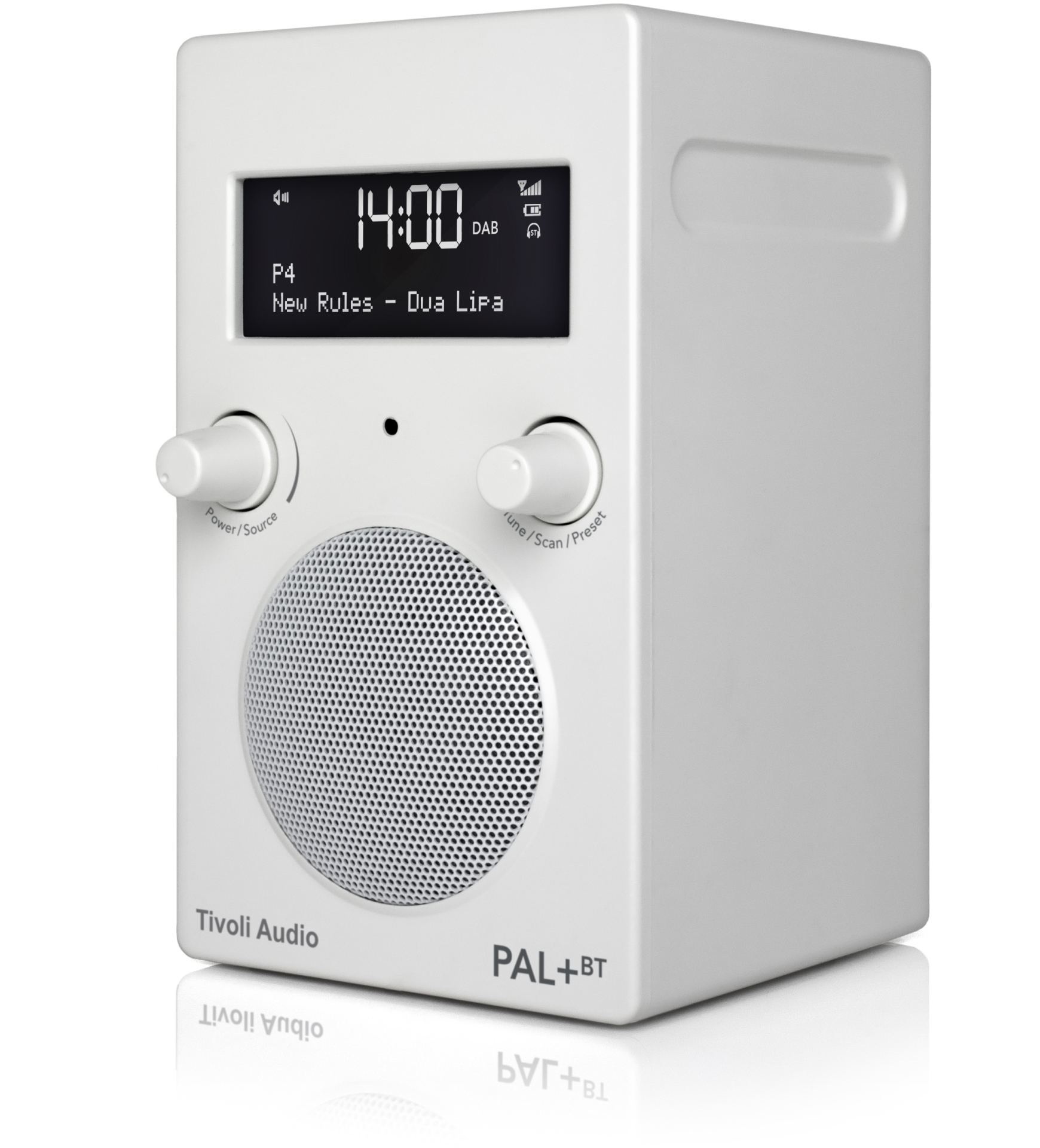 850022506048 Tivoli Audio Classic PAL+BT, white - DAB+/FM Radio med bluet TV & HIFI,Lyd,DAB radioer 15400000980 PPBT-0604-UNL