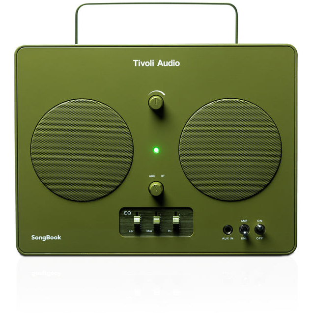 850022506406 Tivoli Audio SongBook, Green - Analog EG/AUX In/Forforstærke TV & HIFI,Trådløs lyd,Bluetooth højttalere 15400001060 SB-0640-UNL