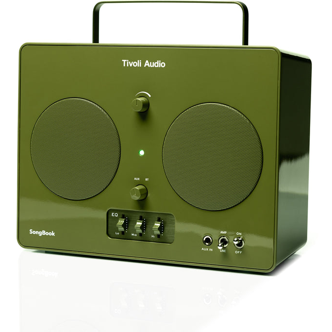 850022506406 Tivoli Audio SongBook, Green - Analog EG/AUX In/Forforstærke TV & HIFI,Trådløs lyd,Bluetooth højttalere 15400001060 SB-0640-UNL