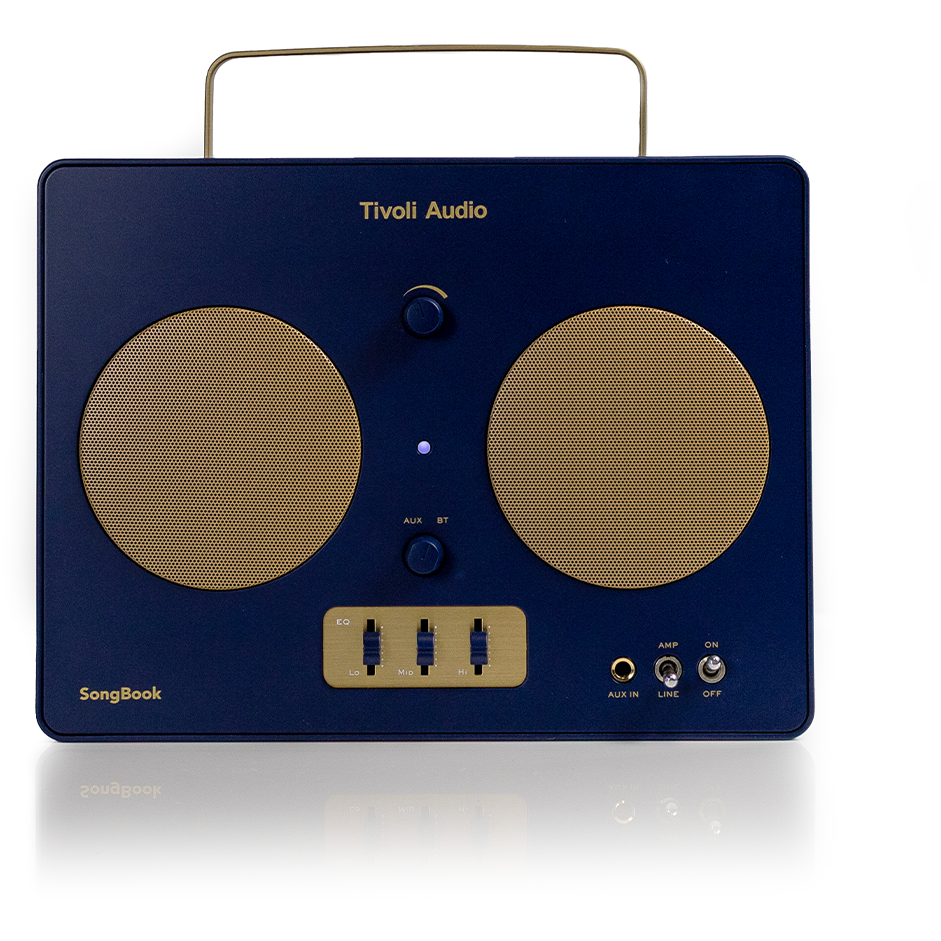850070430210 Tivoli Audio SongBook, blue - Analog EG/AUX In/Forforstærker TV & HIFI,Trådløs lyd,Bluetooth højttalere 15400001200 SB-3021-UNL