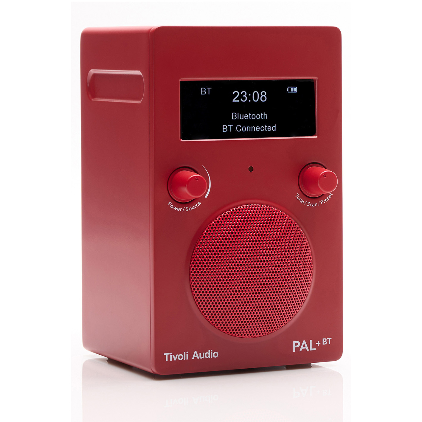 850070430487 Tivoli Audio Classic PAL+BT, red - DAB+/FM Radio med bluetoo TV & HIFI,Lyd,DAB radioer 15400001290 PPBT3-3048-UNL