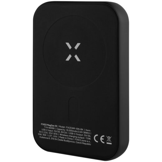 Fixed MagZen Wireless, 10.000 mAh, black - Powerbank