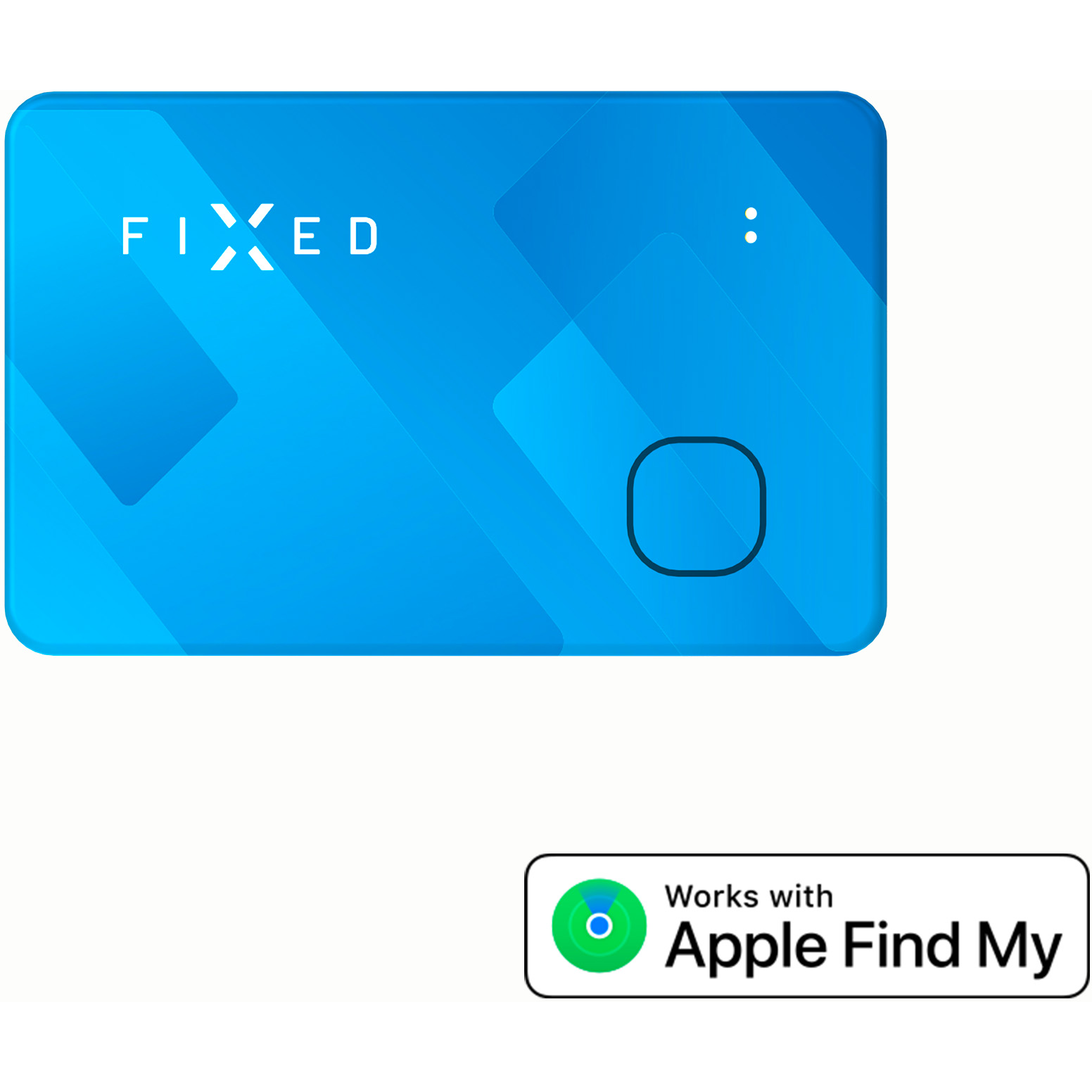 8591680152476 FIXED Tag Card Tracker til Apple Find My, blå - GPS Tracker Telefon & GPS,Tilbehør mobiltelefoner,Tilbehør til iPhone 31300000010 FIXTAG-CARD-BL