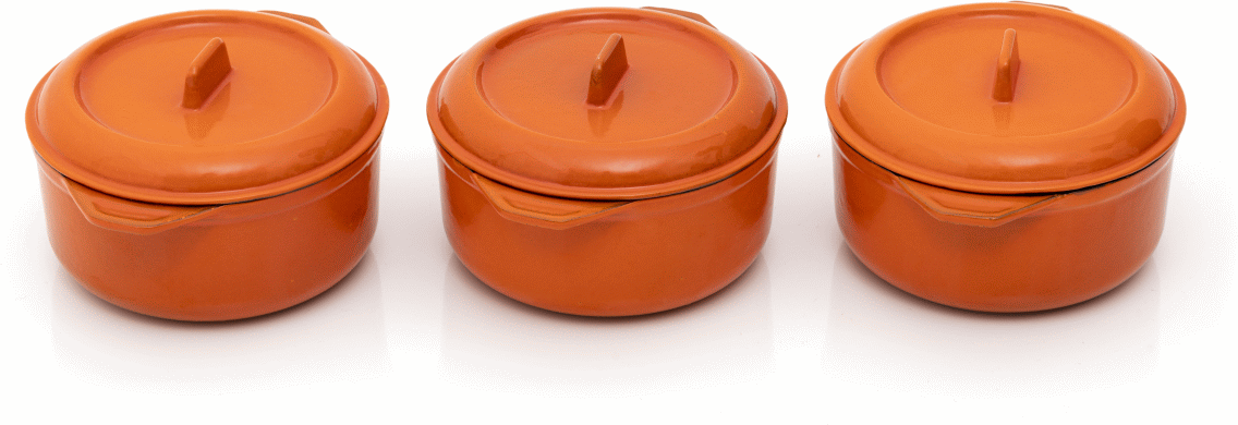 8680131810741 Paleo Rund Gryde XS, orange, Ø12 - Gryde Husholdning,Køkkenudstyr,Gryder 37900002170 PO1250