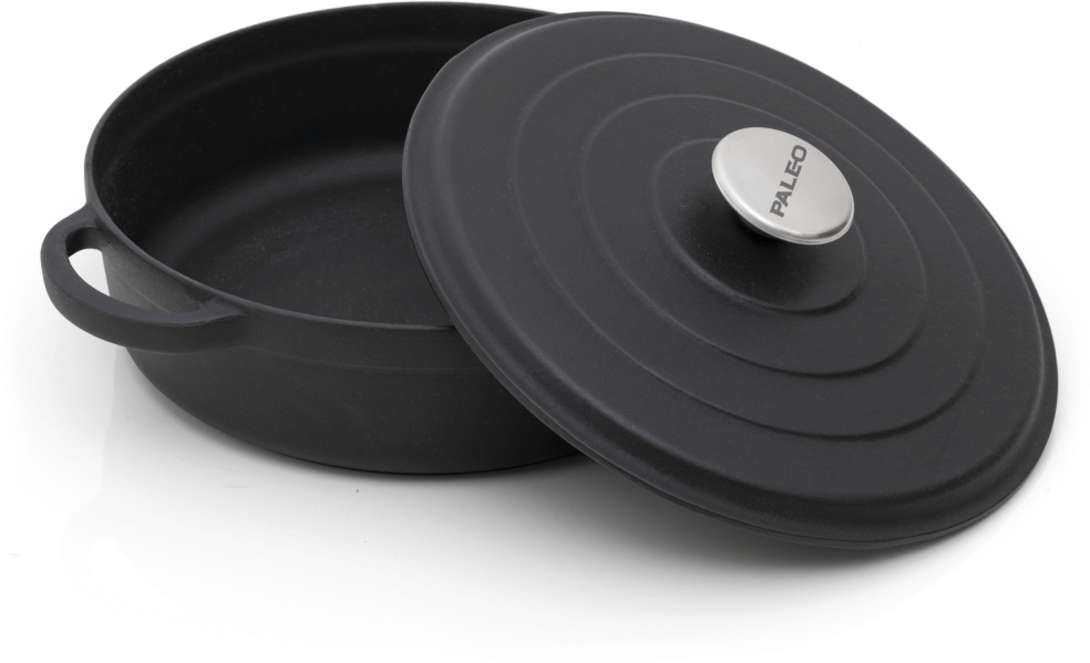 8680131811243 Paleo Rund Gryde Lav, sort, Ø28 - Gryde Husholdning,Køkkenudstyr,Gryder 37900002140 PO2811