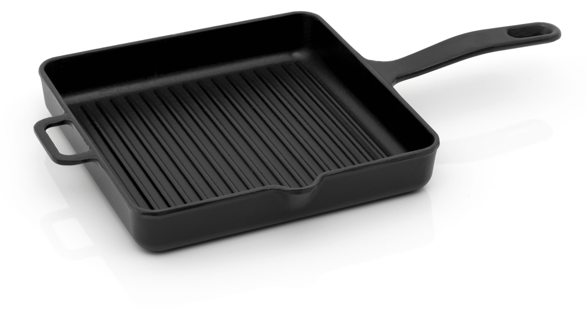 8680131812790 Paleo Kvadratisk Grillpande L, sort, 25x25cm - Grillpande Husholdning,Køkkenudstyr,Pander 37900002330 GR2510