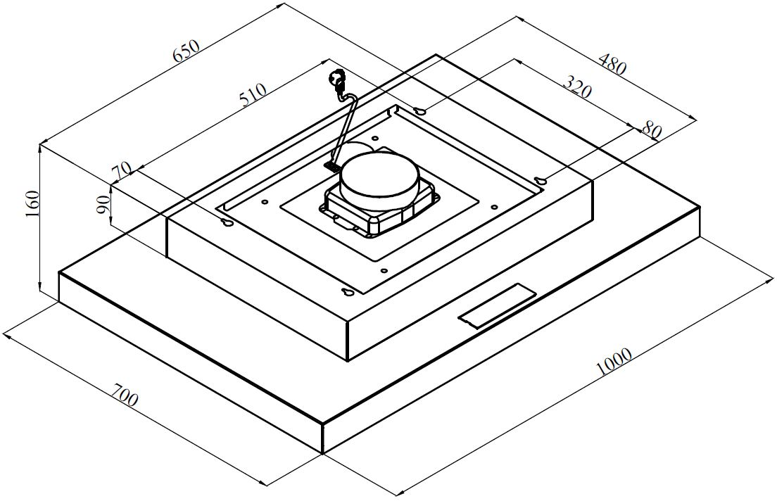 8699316334880 Silverline SM 4266-100 Hvid - Loftintegreret emhætte Hvidevarer,Emhætter,Loftsintegrerede emhætter 37900348800 SM 4266-100 Hvid