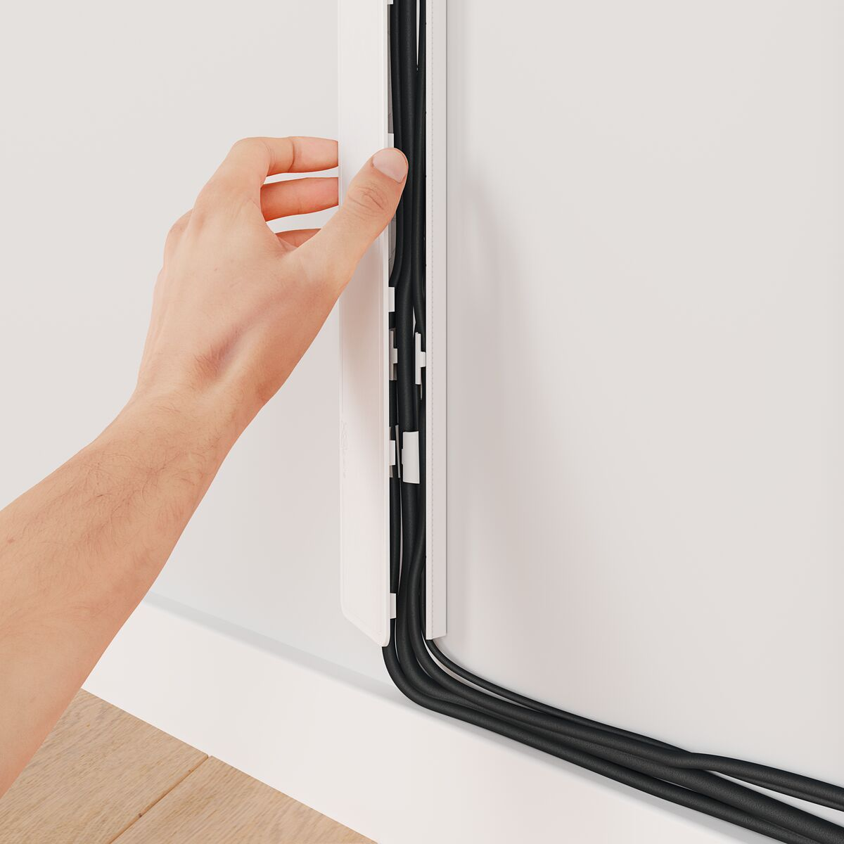 8712285350443 Vogels TVA 6000 Cable Cover, White - Kabelskjuler TV & HIFI,TV,Tilbehør TV 74600009100 TVA 6000