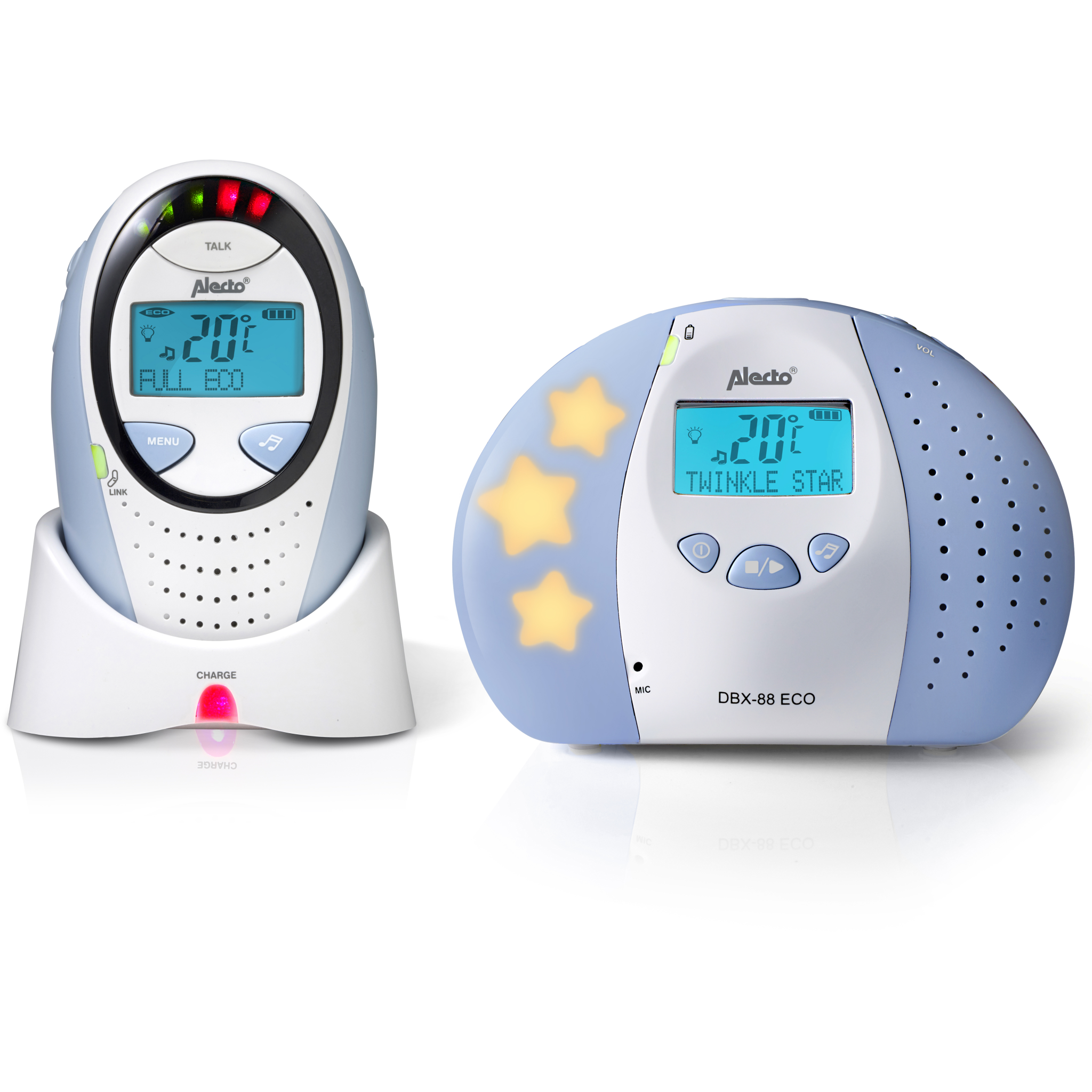 8712412560585 Alecto Full eco DECT baby monitor with display DBX-88 ECO - Personlig pleje,Sundhed,Babyalarm 5800000410 DBX-88 ECO