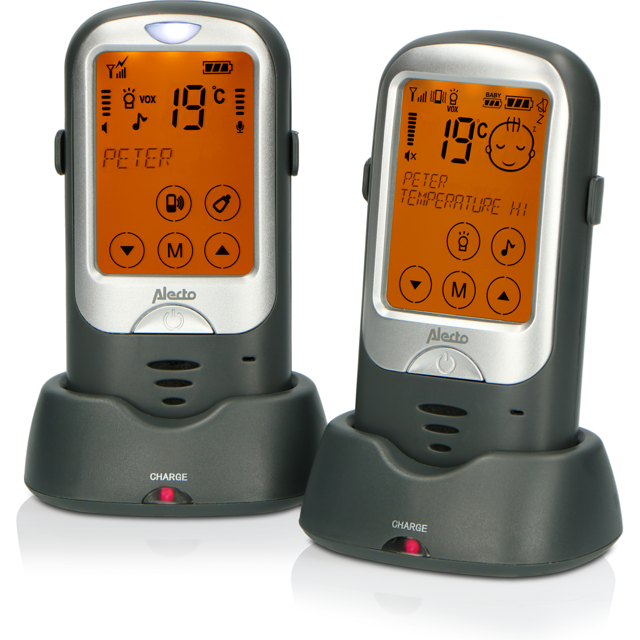 8712412594245 Alecto Outdoor babyalarm longrange DBX68GS - Babyalarm Personlig pleje,Sundhed,Babyalarm 5800000390 DBX68GS
