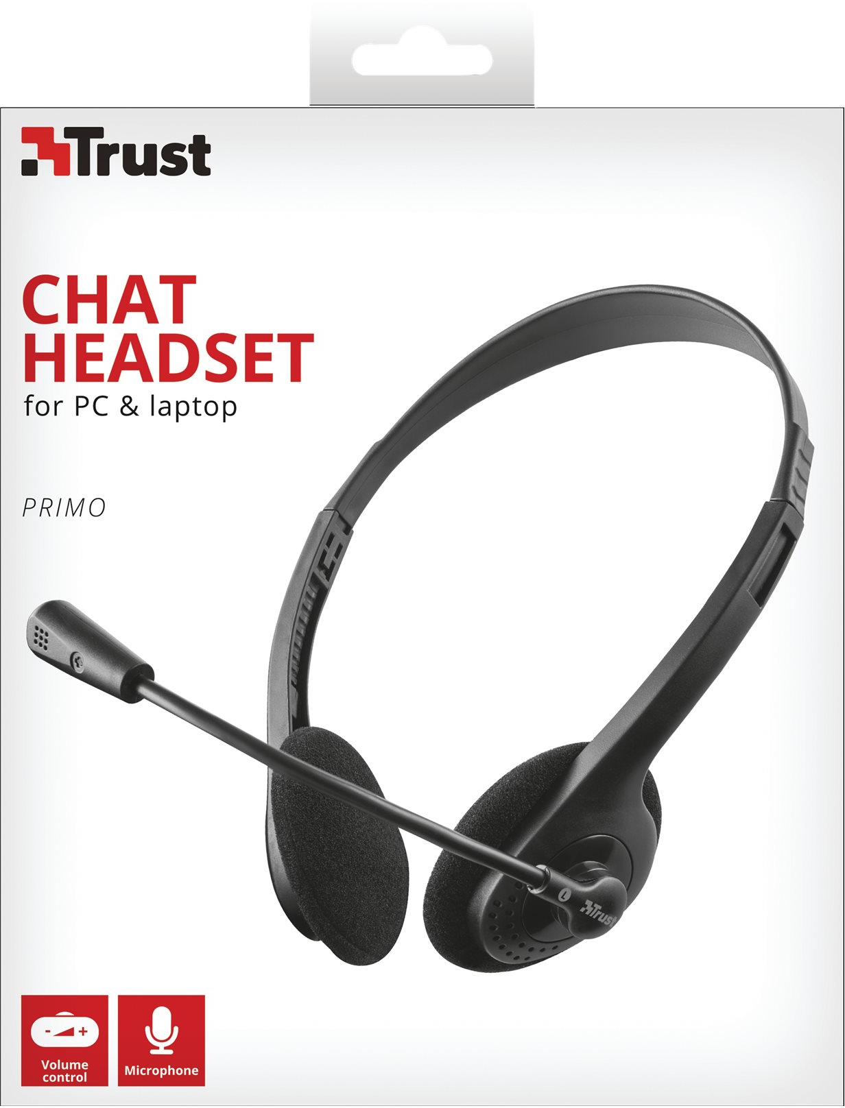 8713439216653 TRUST PRIMO HEADSET - Headset Computer & IT,Tilbehør computer & IT,Headsets 18900004030 21665