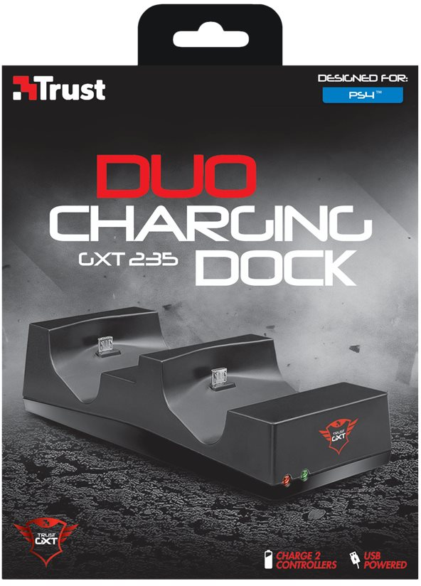 8713439216813 TRUST GXT235 DUO CHARGE DOCK PS4 - Ladestation Computer & IT,Playstation,Playstation tilbehør 18900003690 21681