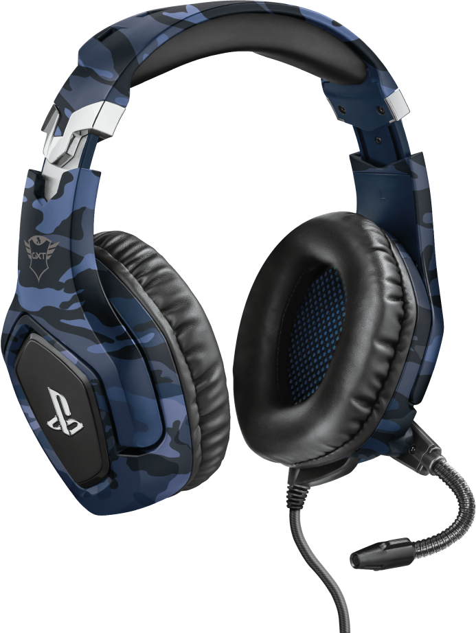 8713439235326 TRUST GXT 488 FORZE-B PS4 / PS5 HEADSET BLUE - Headset Computer & IT,Playstation,Playstation tilbehør 18900001240 23532