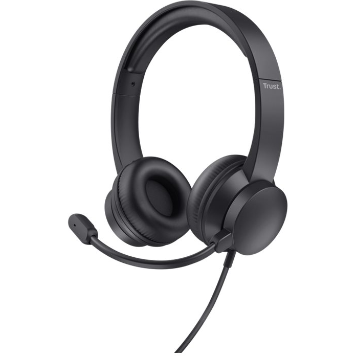 TRUST AYDA USB PC HEADSET - BLACK - Headset