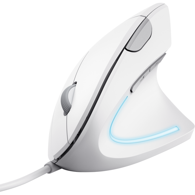 TRUST VERTO ERGO MOUSE - WHITE - Mus