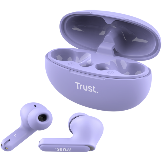 TRUST YAVI BT ENC EARBUDS -  PURPLE - Trådløse In-Ear øretel