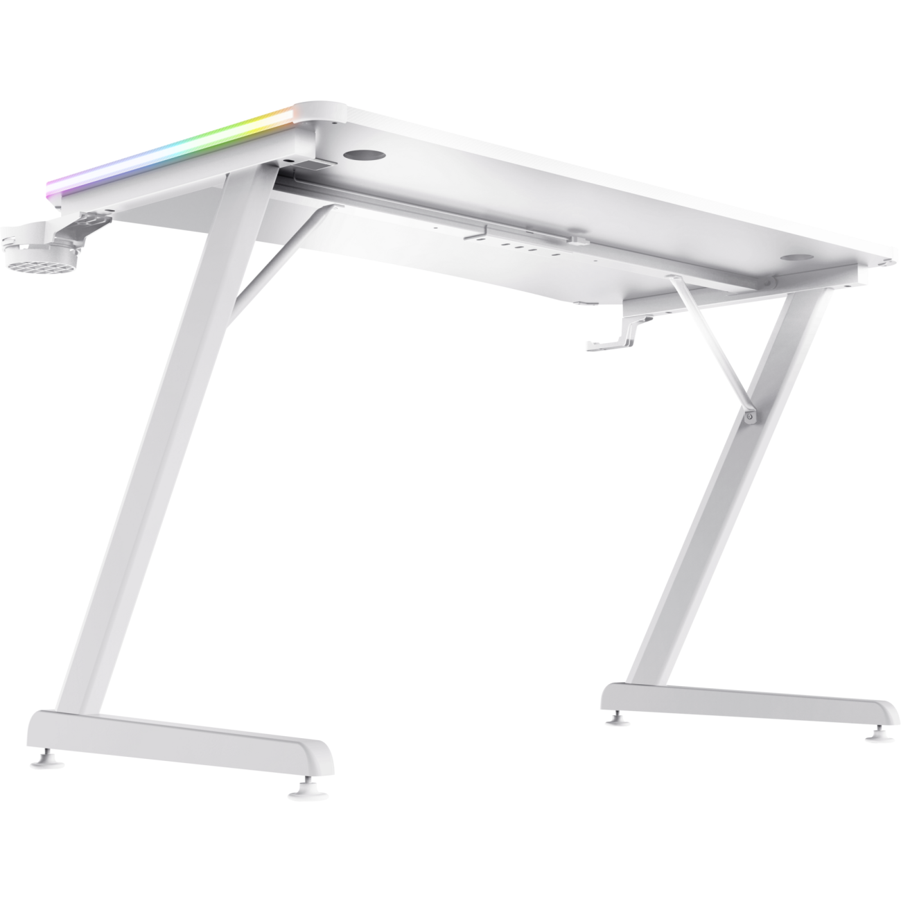 TRUST GXT709W LUMINUS RGB DESK - WHITE