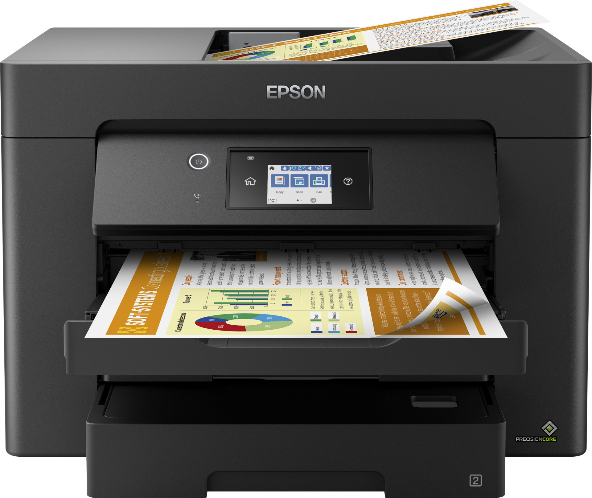 8715946668420 Epson WorkForce WF-7830DTWF - Multifunktionsprinter Computer & IT,Printere & Scannere,Inkjet printere 2190012959 C11CH68403